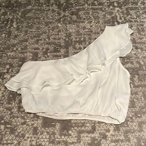 One Shoulder Crop Top